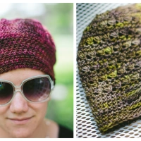 Free Pattern: Dove and Peacock Chemo Caps