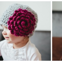 Perfect Peony - Free Crochet Hat Pattern